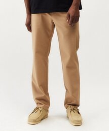 MAYOL（マイヨール）の「ベーシックストレートパンツ_ベージュ（スラックス）」