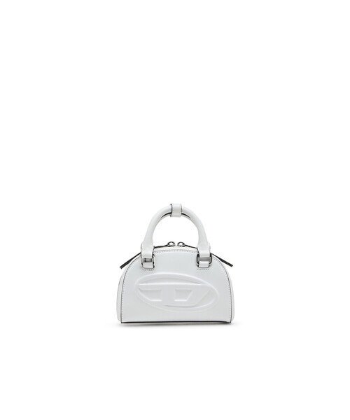 DIESEL(ディーゼル)の「ウィメンズ クロスボディバッグ XS 1DR DOME CROSSBODY XS(ショルダーバッグ・レディース・ブラック/ホワイト・UNI)」の2枚目の写真