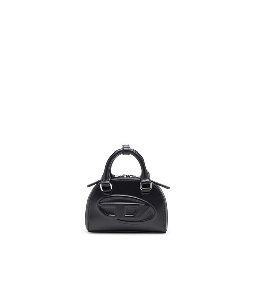 DIESEL(ディーゼル)の「ウィメンズ クロスボディバッグ XS 1DR DOME CROSSBODY XS(ショルダーバッグ・レディース・ブラック/ホワイト・UNI)」の5枚目の写真