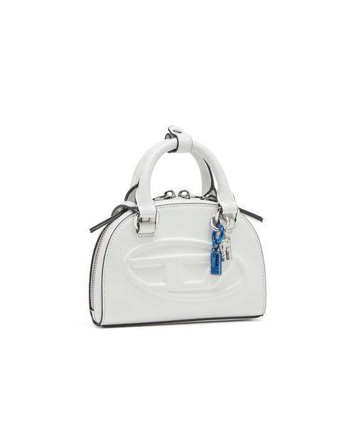 DIESEL(ディーゼル)の「ウィメンズ クロスボディバッグ XS 1DR DOME CROSSBODY XS(ショルダーバッグ・レディース・ブラック/ホワイト・UNI)」の14枚目の写真