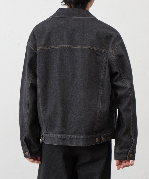 COLONY 2139(コロニートゥーワンスリーナイン)の「ナチュラルスラブデニムジャケット(デニムジャケット・メンズ・インディゴブルー/ブラック・MEDIUM/LARGE)」の5枚目の写真