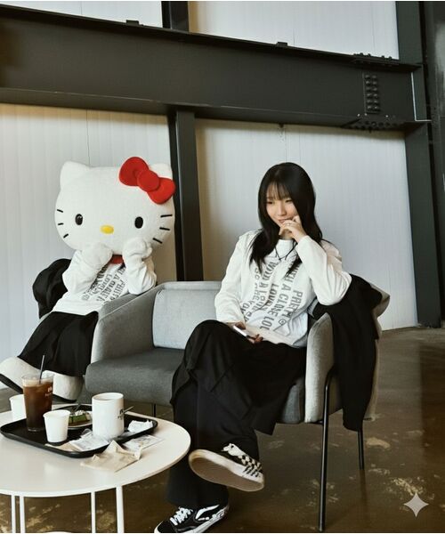 COSO(コソ)の「ウィズコソ ロングスリーブ 長袖(ホワイト)(Tシャツ/カットソー・レディース・ホワイト・MEDIUM/LARGE)」の10枚目の写真