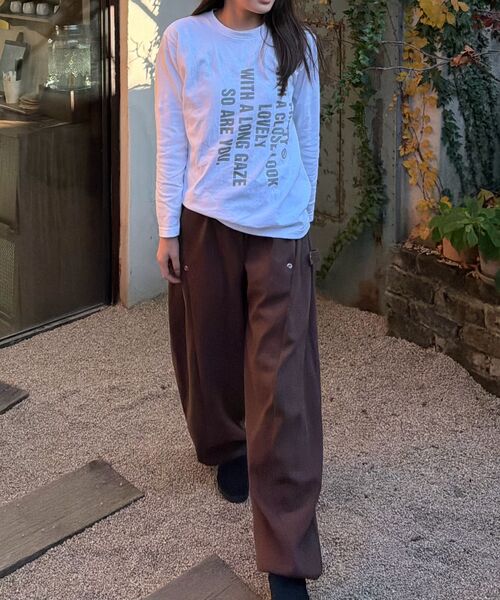 COSO(コソ)の「ウィズコソ ロングスリーブ 長袖(ホワイト)(Tシャツ/カットソー・レディース・ホワイト・MEDIUM/LARGE)」の11枚目の写真