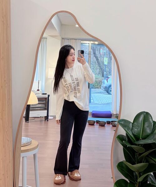 COSO(コソ)の「ウィズコソ ロングスリーブ 長袖(ホワイト)(Tシャツ/カットソー・レディース・ホワイト・MEDIUM/LARGE)」の3枚目の写真