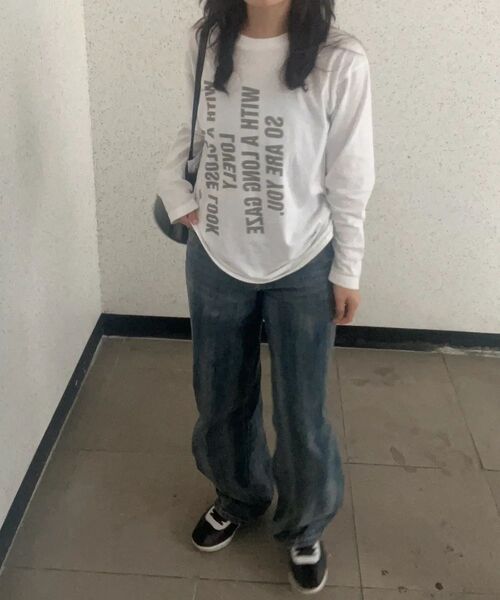 COSO(コソ)の「ウィズコソ ロングスリーブ 長袖(ホワイト)(Tシャツ/カットソー・レディース・ホワイト・MEDIUM/LARGE)」の7枚目の写真