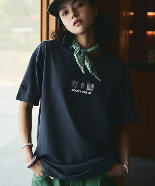 CORALIAN(コラリアン)の「プレーンメッシュ綿Tシャツチャコール(Tシャツ/カットソー・レディース・その他・S/M/L/XL/XS/3XL)」の2枚目の写真