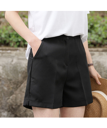 GCLIP（ジクリップ）の「ヒドゥンバンディングサイドスリットスパンスラックスショートパンツ（その他パンツ）」