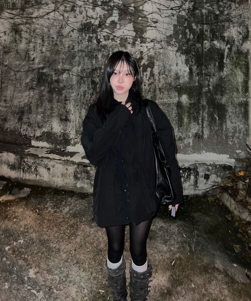BALLUTE(バリュート)の「MA-1 PADDED HALF JUMPER (BLACK)(ブルゾン・メンズ・その他・MEDIUM/LARGE)」の4枚目の写真