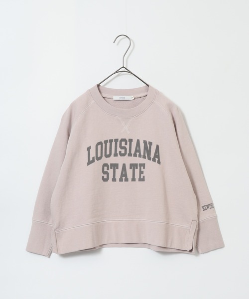 OMNES(オムネス)の「裏毛スウェットサイドスリットプルオーバー KIDS(スウェット・キッズ・ピンクベージュ/チャコール/モカ・130cm/120cm)」の4枚目の写真