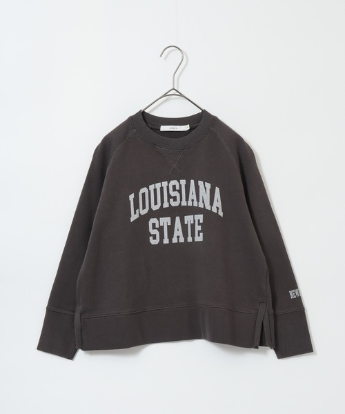 OMNES(オムネス)の「裏毛スウェットサイドスリットプルオーバー KIDS(スウェット・キッズ・ピンクベージュ/チャコール/モカ・130cm/120cm)」の7枚目の写真