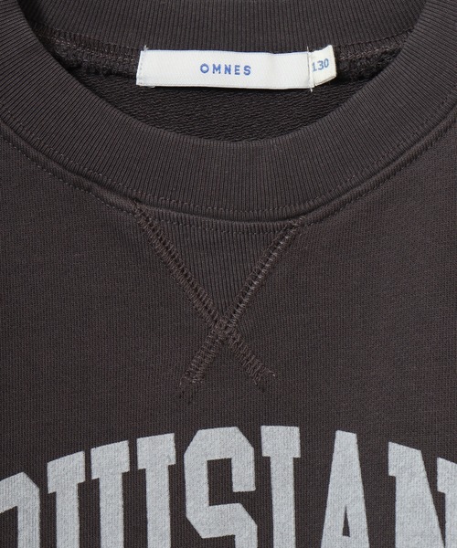 OMNES(オムネス)の「裏毛スウェットサイドスリットプルオーバー KIDS(スウェット・キッズ・ピンクベージュ/チャコール/モカ・130cm/120cm)」の9枚目の写真