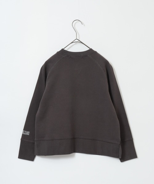 OMNES(オムネス)の「裏毛スウェットサイドスリットプルオーバー KIDS(スウェット・キッズ・ピンクベージュ/チャコール/モカ・130cm/120cm)」の14枚目の写真