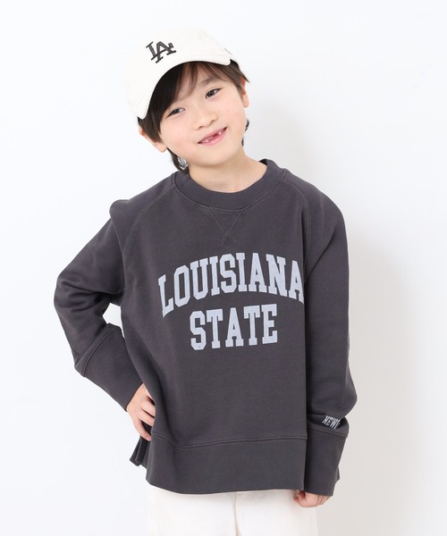 OMNES(オムネス)の「裏毛スウェットサイドスリットプルオーバー KIDS(スウェット・キッズ・ピンクベージュ/チャコール/モカ・130cm/120cm)」の21枚目の写真