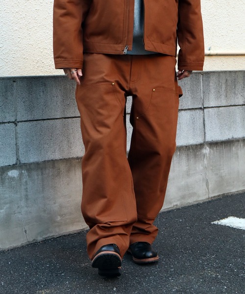 HOUSTON（ヒューストン）の「【HOUSTON/ヒューストン】DUCK DOUBLE KNEE PAINTER PANTS/ダックダブルニーペインターパンツ（その他パンツ・メンズ・ブラック/オリーブ/ブラウン・30/32/34/36）」の5枚目の写真