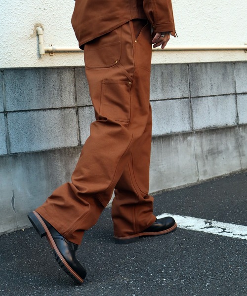 HOUSTON（ヒューストン）の「【HOUSTON/ヒューストン】DUCK DOUBLE KNEE PAINTER PANTS/ダックダブルニーペインターパンツ（その他パンツ・メンズ・ブラック/オリーブ/ブラウン・30/32/34/36）」の7枚目の写真