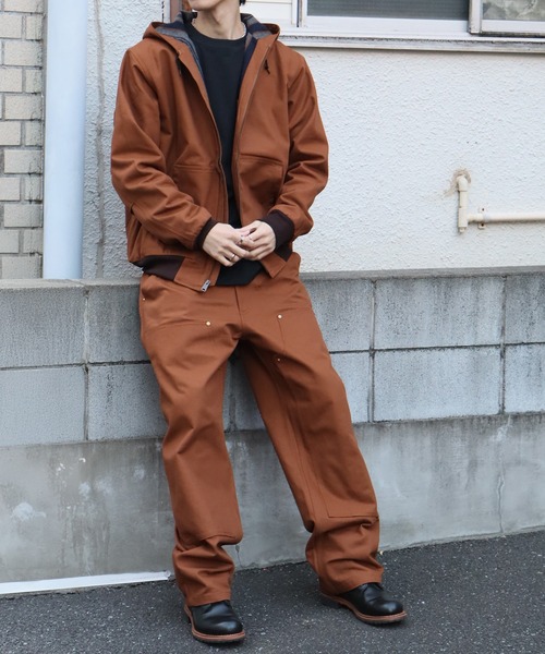 HOUSTON（ヒューストン）の「【HOUSTON/ヒューストン】DUCK DOUBLE KNEE PAINTER PANTS/ダックダブルニーペインターパンツ（その他パンツ・メンズ・ブラック/オリーブ/ブラウン・30/32/34/36）」の9枚目の写真
