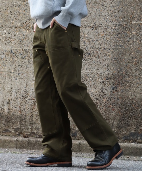 HOUSTON（ヒューストン）の「【HOUSTON/ヒューストン】DUCK DOUBLE KNEE PAINTER PANTS/ダックダブルニーペインターパンツ（その他パンツ・メンズ・ブラック/オリーブ/ブラウン・30/32/34/36）」の17枚目の写真