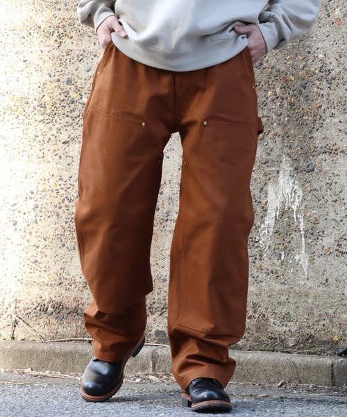 HOUSTON（ヒューストン）の「【HOUSTON/ヒューストン】DUCK DOUBLE KNEE PAINTER PANTS/ダックダブルニーペインターパンツ（その他パンツ・メンズ・ブラック/オリーブ/ブラウン・30/32/34/36）」の11枚目の写真