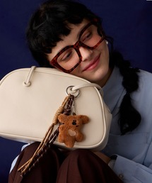 BONLECILL Marche | 【BONLECILL Marche】ハートくまさんマスコットチャーム／ぬいぐるみキーホルダー(キーホルダー)