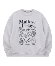 WaiKei（ワイケイ）の「マルチーズクルーライングラフィックスウェットメランジホワイト（スウェット）」