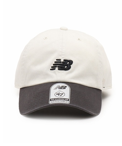 NEW BALANCE(ニューバランス)の「New Balance 47 Clean Up Canvas 2 Tone / ニューバランス 47 クリーンアップキャンバス2トーン(キャップ・メンズ・ホワイト/グリーン・ONE SIZE)」の1枚目の写真
