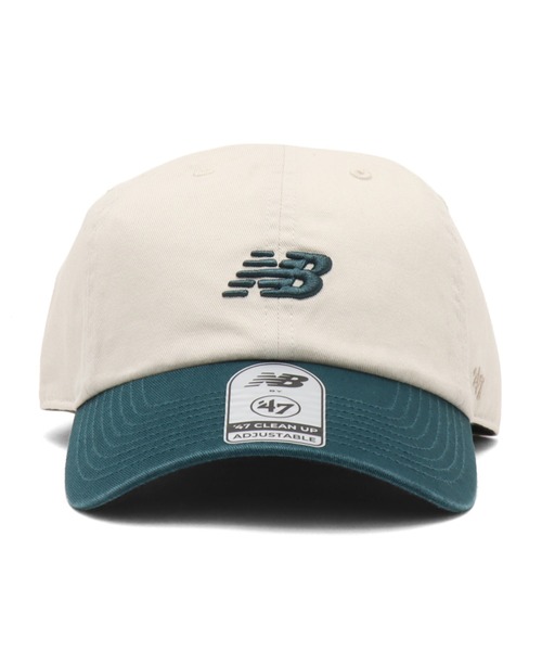 NEW BALANCE(ニューバランス)の「New Balance 47 Clean Up Canvas 2 Tone / ニューバランス 47 クリーンアップキャンバス2トーン(キャップ・メンズ・ホワイト/グリーン・ONE SIZE)」の2枚目の写真