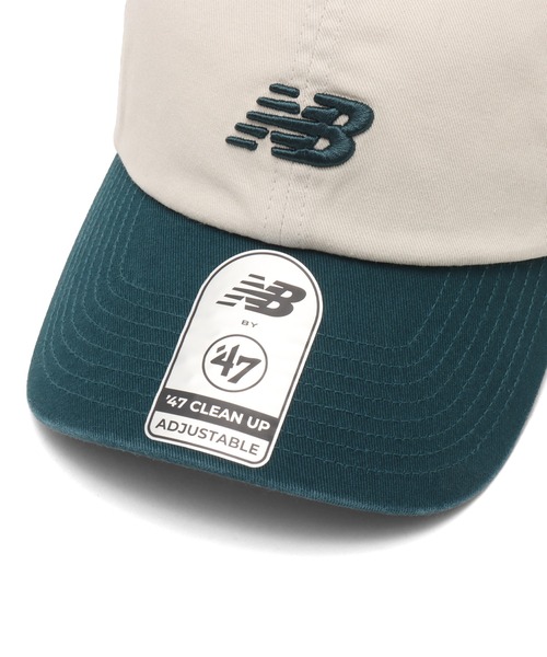 NEW BALANCE(ニューバランス)の「New Balance 47 Clean Up Canvas 2 Tone / ニューバランス 47 クリーンアップキャンバス2トーン(キャップ・メンズ・ホワイト/グリーン・ONE SIZE)」の7枚目の写真