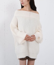 archives | カールフェザーオフショルニットプルオーバー(ニット/セーター)