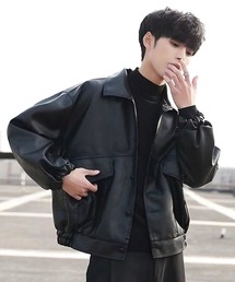 inst.ALL（インストール）の「フェイクレザーブルゾン（ブルゾン）」