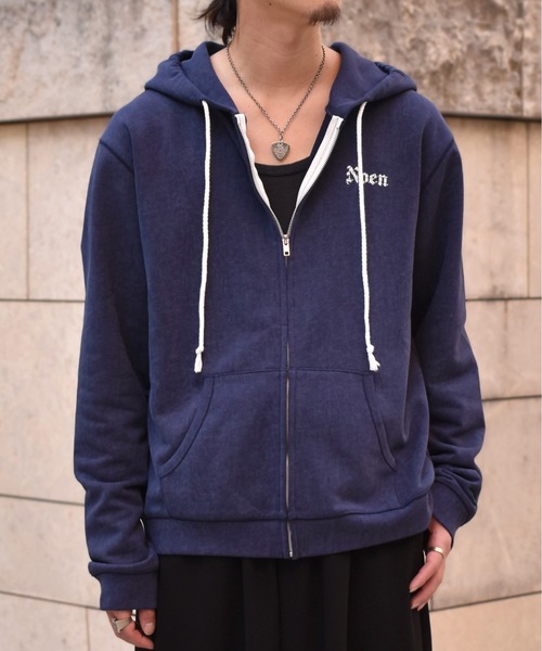 Noen(ノエン)の「カレッジロゴジップフーディー(パーカー・メンズ・ネイビー/ブラック・LARGE/MEDIUM)」の6枚目の写真