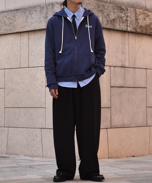 Noen(ノエン)の「カレッジロゴジップフーディー(パーカー・メンズ・ネイビー/ブラック・LARGE/MEDIUM)」の9枚目の写真