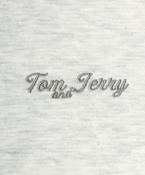 Tom&Jerry(トムアンドジェリー)の「2026SS Tom and Jerry/トムとジェリー オーバーサイズ リップルダンボールスウェット アップリケ/サガラバック刺繍 ワンポイント フルジップパーカー レディース メンズ(パーカー・レディース・グレー/アッシュグレー/ブラック/チャコール・M/LL/L)」の18枚目の写真