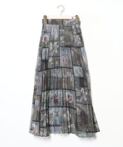 アメリヴィンテージFLOWER PATCHWORK PLEATED SKIRT Ameri（アメリ）の「FLOWER PATCHWORK PLEATED SKIRT（スカート）」 - WEAR
