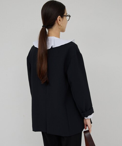 ジャージーノーカラージャケット（その他アウター）｜GALLARDAGALANTE