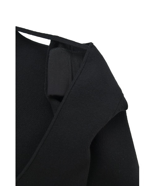 W FACE POWER SHOULDER KNIT ONEPIECE（ワンピース）｜CLANE（クラネ