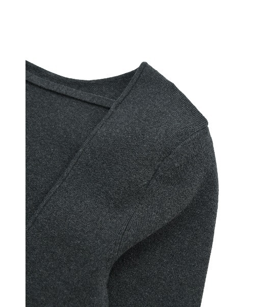 ワンピース CLANEW FACE POWER SHOULDER KNIT ONEPIECE W FACE POWER SHOULDER KNIT ONEPIECE｜DRESS(ドレス)｜CLANE OFFICIAL