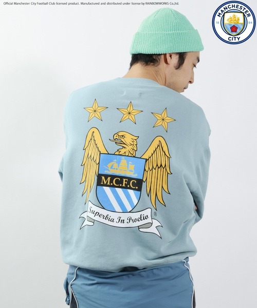 BAYFLOW(ベイフロー)の「【マンチェスター・シティFC】ロゴプリントスウェット(スウェット・メンズ・ブルー/イエロー/チャコール・LARGE/MEDIUM)」の3枚目の写真