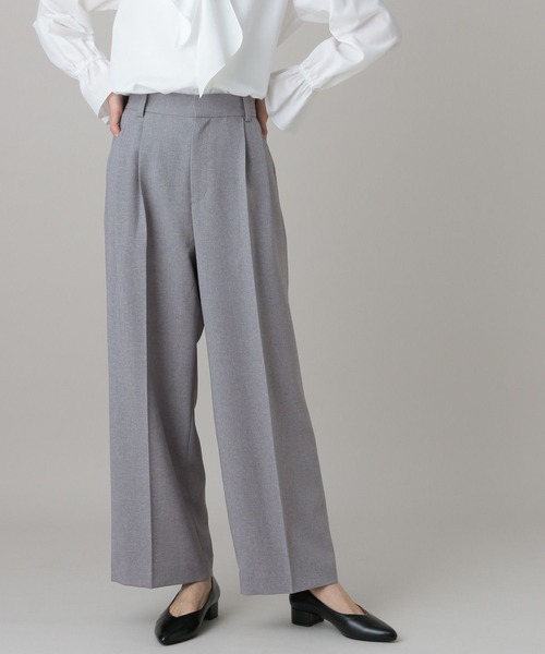 GLOBAL WORK(グローバルワーク)の「MATINEE LINE/ライトミックス/ワイドパンツ/625010(その他パンツ・レディース・モカ/ライトグレー/ダークブルー・MEDIUM/LARGE/SMALL)」の6枚目の写真