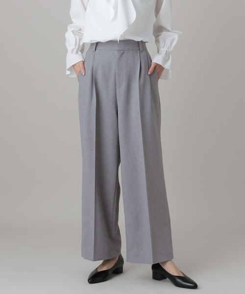 GLOBAL WORK(グローバルワーク)の「MATINEE LINE/ライトミックス/ワイドパンツ/625010(その他パンツ・レディース・モカ/ライトグレー/ダークブルー・MEDIUM/LARGE/SMALL)」の7枚目の写真