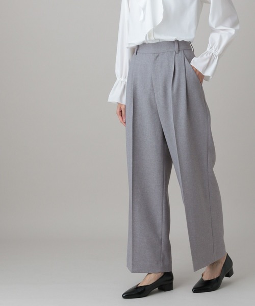 GLOBAL WORK(グローバルワーク)の「MATINEE LINE/ライトミックス/ワイドパンツ/625010(その他パンツ・レディース・モカ/ライトグレー/ダークブルー・MEDIUM/LARGE/SMALL)」の8枚目の写真