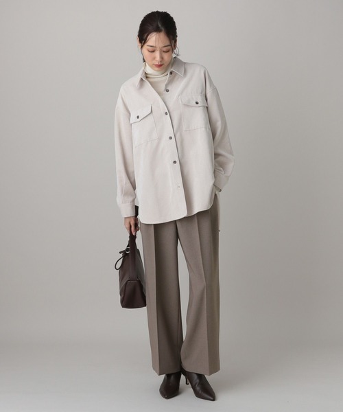 GLOBAL WORK(グローバルワーク)の「MATINEE LINE/ライトミックス/ワイドパンツ/625010(その他パンツ・レディース・モカ/ライトグレー/ダークブルー・MEDIUM/LARGE/SMALL)」の10枚目の写真