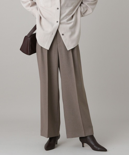 GLOBAL WORK(グローバルワーク)の「MATINEE LINE/ライトミックス/ワイドパンツ/625010(その他パンツ・レディース・モカ/ライトグレー/ダークブルー・MEDIUM/LARGE/SMALL)」の12枚目の写真