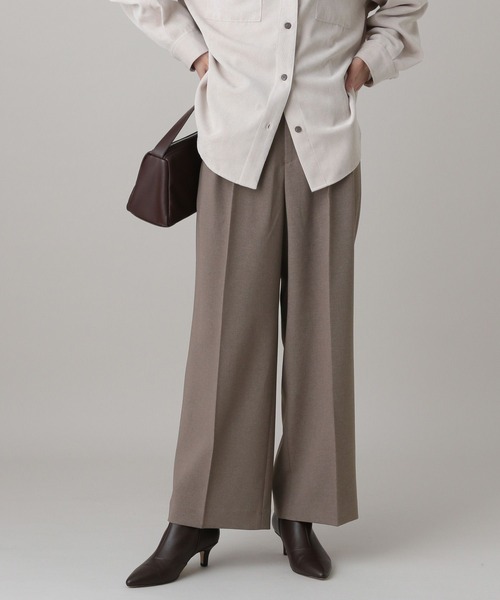 GLOBAL WORK(グローバルワーク)の「MATINEE LINE/ライトミックス/ワイドパンツ/625010(その他パンツ・レディース・モカ/ライトグレー/ダークブルー・MEDIUM/LARGE/SMALL)」の14枚目の写真