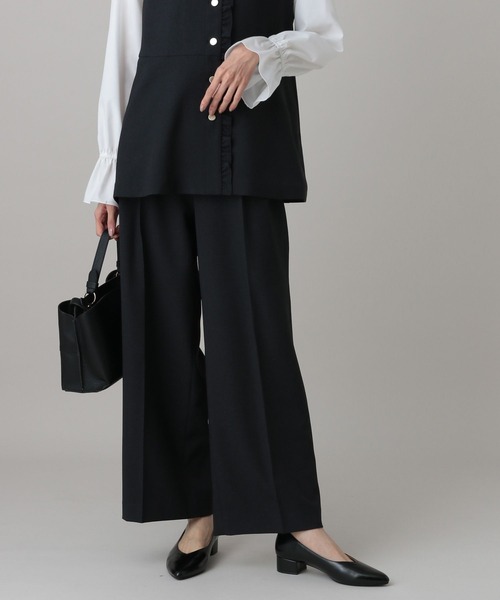 GLOBAL WORK(グローバルワーク)の「MATINEE LINE/ライトミックス/ワイドパンツ/625010(その他パンツ・レディース・モカ/ライトグレー/ダークブルー・MEDIUM/LARGE/SMALL)」の18枚目の写真