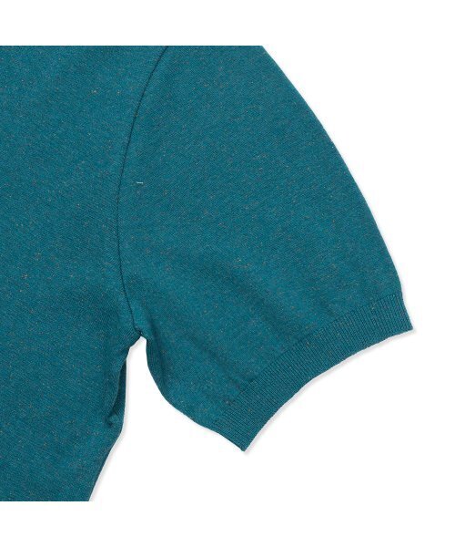 PRODESHIRT(プロデシャツ)の「ヴィンテージソフトリネンオープンカラー ニット(エメラルド)(ニット/セーター・メンズ・その他・M/L/XL)」の3枚目の写真