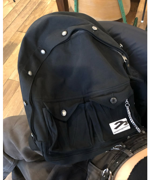 TANSANMAGNESIUM(タンサン マグネシウム)の「トラッカージャケットバックパック(ブラック)(バックパック/リュック・レディース・その他・ONE SIZE)」の12枚目の写真