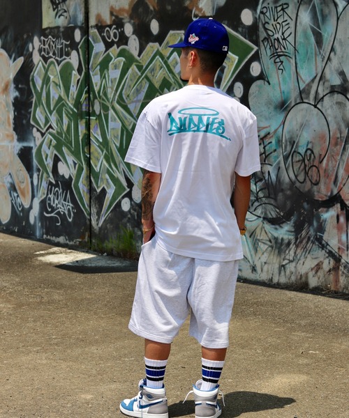 VIBGYOR(ヴィブジョー)の「BUDDIES OG Logo T-SHIRT(BDS)(Tシャツ/カットソー・メンズ・ホワイト/ブラック/ターコイズブルー・X-LARGE/LARGE/MEDIUM)」の2枚目の写真