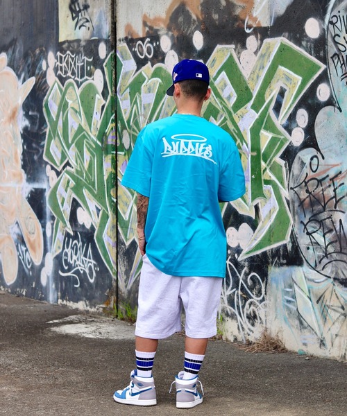 VIBGYOR(ヴィブジョー)の「BUDDIES OG Logo T-SHIRT(BDS)(Tシャツ/カットソー・メンズ・ホワイト/ブラック/ターコイズブルー・X-LARGE/LARGE/MEDIUM)」の4枚目の写真