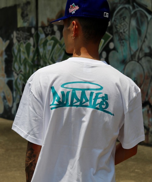 VIBGYOR(ヴィブジョー)の「BUDDIES OG Logo T-SHIRT(BDS)(Tシャツ/カットソー・メンズ・ホワイト/ブラック/ターコイズブルー・X-LARGE/LARGE/MEDIUM)」の8枚目の写真