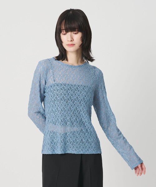 BEAUTY&YOUTH UNITED ARROWS（ビューティーアンドユースユナイテッドアローズ）の「フラワーレース プルオーバー（Tシャツ/カットソー・レディース・ブラック/ホワイト/イエロー/コバルトブルー・FREE）」の18枚目の写真